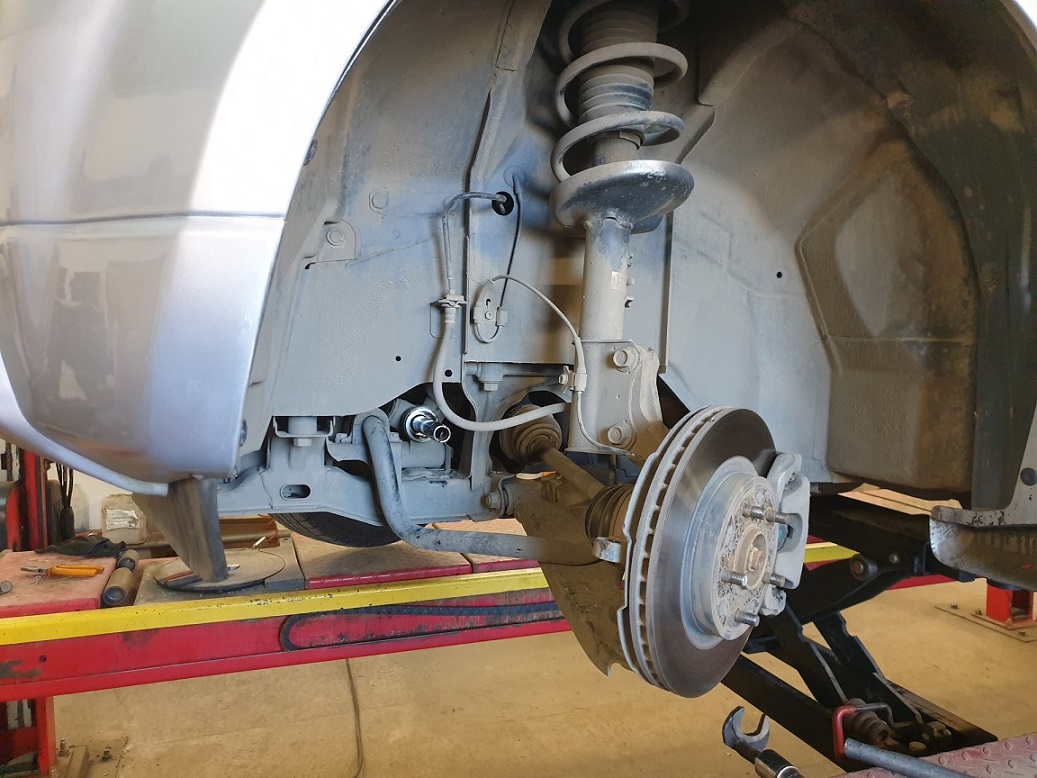 Подготовка к диагностике ходовой части Сузуки