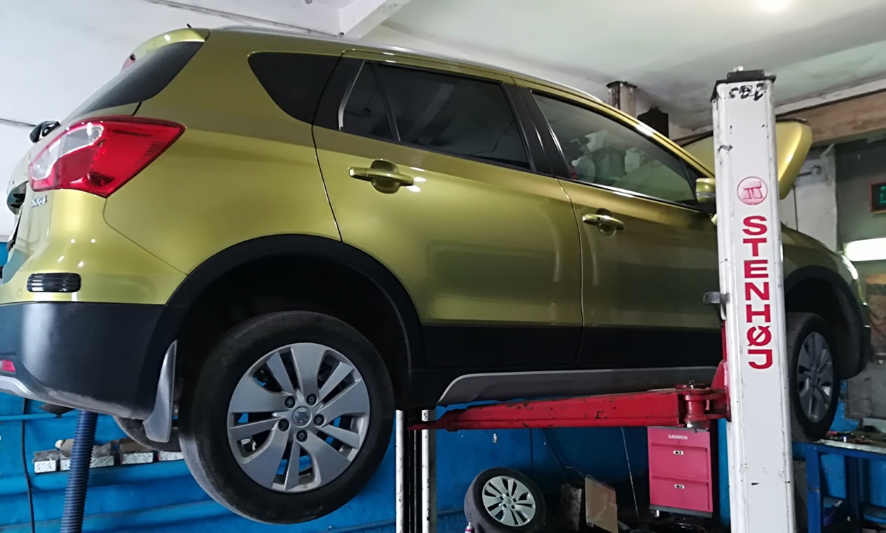 Подготовка для замены масла CVT Сузуки