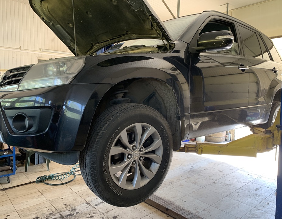 Замена опорных подшипников Сузуки