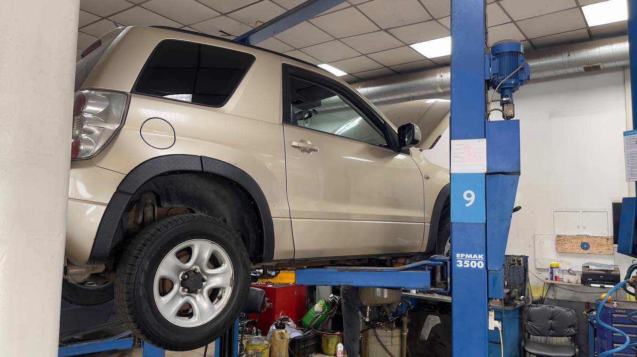 Подготовка к замене подшипника ступицы Сузуки