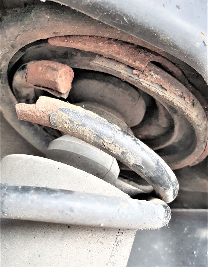 Характерная поломка пружины